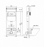 Монтажная рама Aquatek Easy Fix 51 для подвесного унитаза INS-0000009