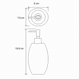 Дозатор для жидкого мыла Wasserkraft Werra K-8299