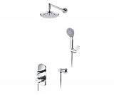 Встраиваемый комплект для душа с верхней душевой насадкой и лейкой Wasserkraft A14129