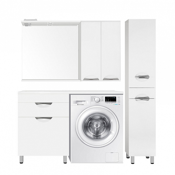 Тумба под раковину Жасмин 60, Космос/Даллас 120, с корзиной