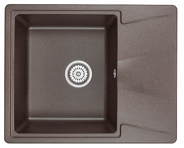 Мойка кухонная Granula прямоугольная кварц 6201, ЭСПРЕССО