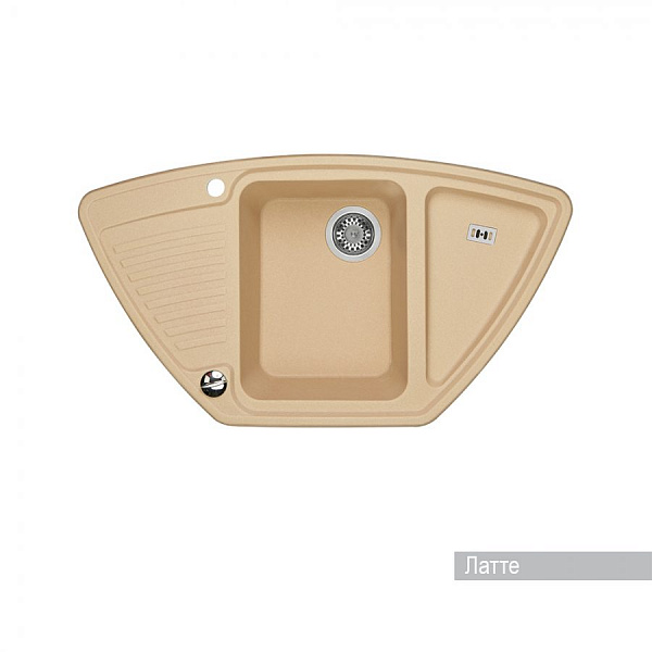 Мойка для кухни Aquaton Лория угловая латте 1A715032LR260