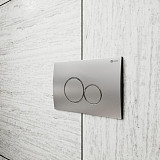 Клавиша смыва Point Виктория PN44061SC для инсталляции, сатин/хром