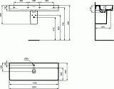 Раковина Ideal Standard Strada II 120 см T300601