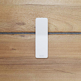 Крючок одинарный, сплав металлов, Slide, белый матовый, IDDIS, SLIWT10i41