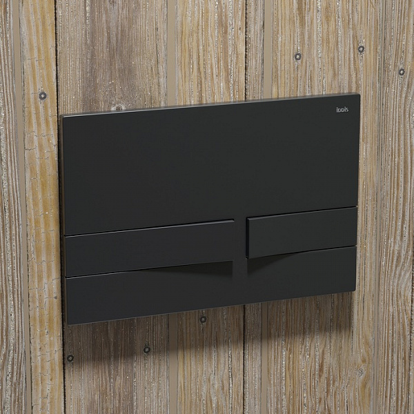 Клавиша смыва, универсальная, чёрный, Unifix, 006, IDDIS, UNI06MBi77