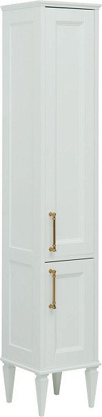 Пенал Aquanet Бостон 36 L белый матовый (ручки золото) 00242219