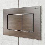 Клавиша смыва Point Ника PN44081SB для инсталляции, сталь брашированная