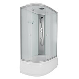 Душ.каб. NG-7310-14R (1200х800х2150) высокий поддон(40см) стекло МАТОВОЕ 4 места