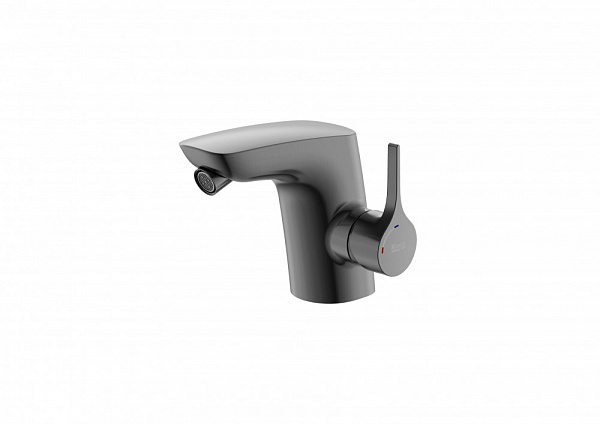 Смеситель Roca Insignia для биде PVD, матовый черный титан, без донного клапана, 5A6A3ANM0