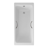 Ванна чугунная Delice Parallel 1500х700, с ручками