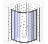 Душевой уголок Wasserkraft Leine 35P01