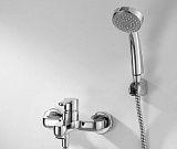 Смеситель для ванны с коротким изливом с аксессуарами Bravat Stream F63783C-B