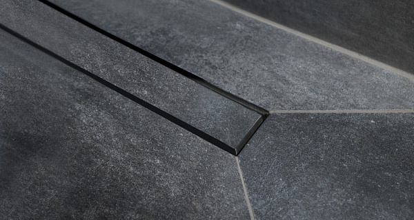 Душевой поддон под плитку Confluo Board UNI 900 со встроенный лотком Frameless Line 550 Pestan