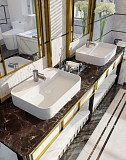 AQM5003 Раковина настольная AQUAme с отверстием под смеситель. 610x450x120