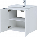 Тумба под раковину Aquanet Алвита New 70 2 дверцы, белый матовый 00303905