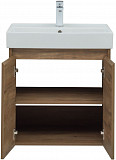 Тумба под раковину Aquanet Nova Lite 60 дуб рустикальный (2 дверцы) 00298849
