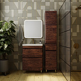 Тумба напольная Style line Атлантика 60, Люкс старое дерево, под раковину, PLUS