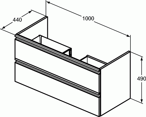 Тумба под раковину Ideal Standard Tesi T0052OV