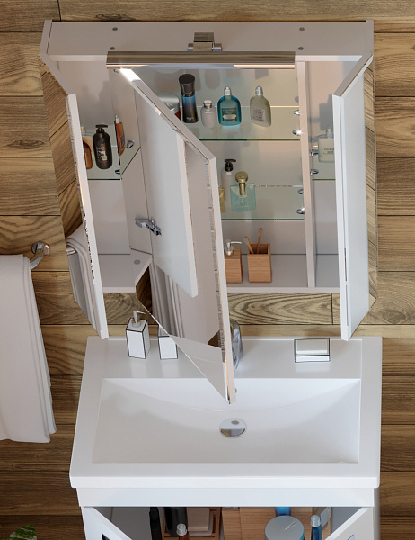 Зеркальный шкаф VIGO Plaza 80 см 101-800new