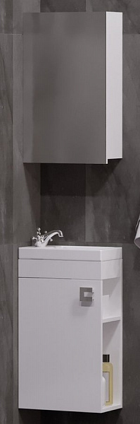 Зеркало-шкаф Corozo Комо 40 белый SD-00000290