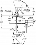 Смеситель для раковины Grohe Plus 23871003