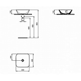 Раковина-чаша Ideal Standard Connect Air 40 см E034701