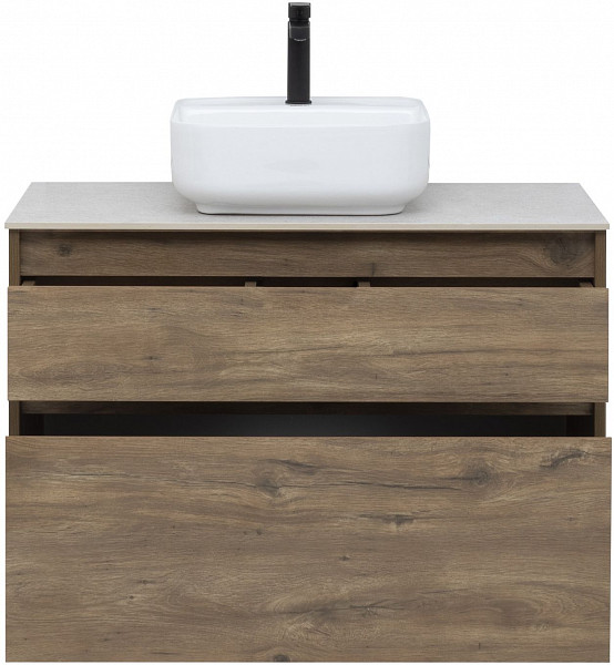 Тумба под раковину Aquanet Nova Lite 90 дуб рустикальный (2 ящика) 00249518