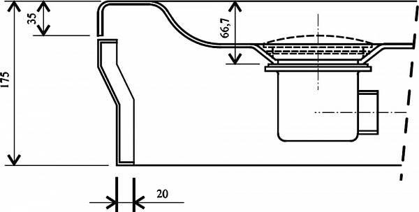 Универсальный сифон Professional для поддонов Ø 90 мм X01309
