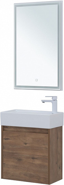 Мебель для ванной Aquanet Nova Lite 50 дуб рустикальный (с дверецей) 00302530