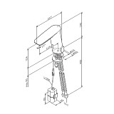 F50A02300 Inspire V2.0 смеситель для умывальника сенсорный, хром, шт.