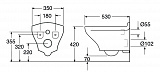 Унитаз подвесной Gustavsberg Estetic Hygienic Flush GB1183300R1030 безободковый, сиденье с микролифтом