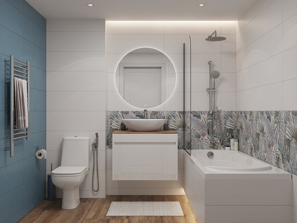 Душевая система MODUO встраиваемая (смеситель стандартный) 5 режимов шланг 150 металл