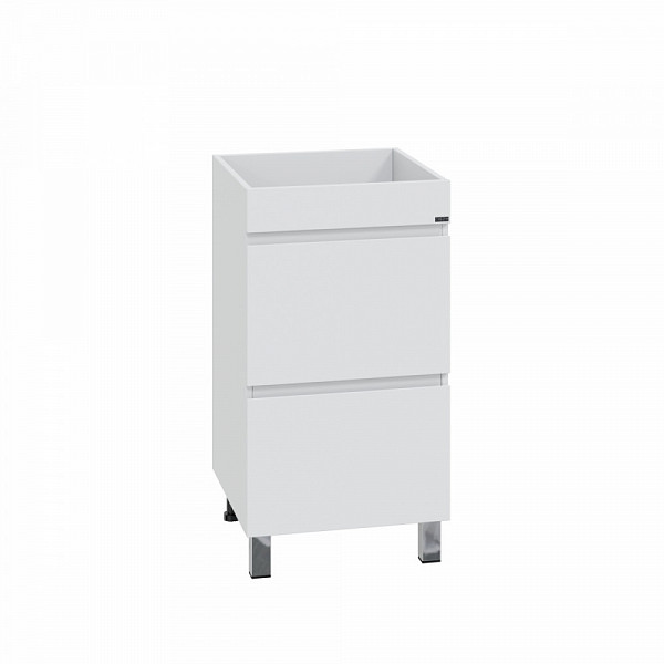 Тумба "Марс "48" 2 ящ, напольная (ум. Юпитер 1100*500 литой мрамор)