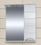 Зеркальный шкаф Родос 60 правый Санта 106016