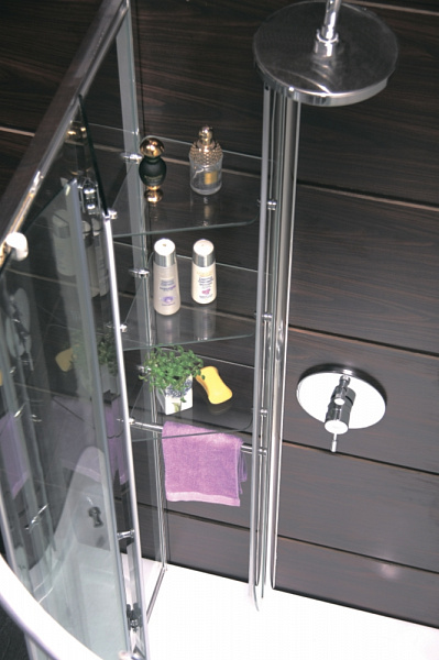 Душевой уголок Grossman GR-9120R Classic 120*80*185 с ПОДДОНОМ двери раздвижные