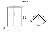 Душ.каб. Niagara Promo P100/40/MT (1000х1000х2150) 4 места