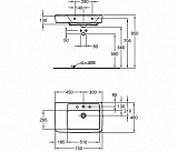 Раковина 75 см Geberit Renova Nr.1 Plan 122175000