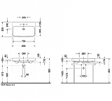 Раковина Duravit Happy D.2 2318800000 80 см