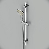 F0190100 Gem душ.комплект: ручн.душ 3 ф-ции d 110 мм, штанга 700, шланг 1 750 мм, хром, шт.