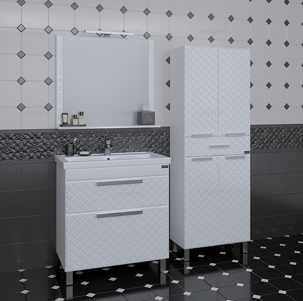 Шкаф-пенал Калипсо 60 напольный/подвесной Санта 517004N