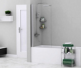 Стеклянная шторка на ванну Wasserkraft Berkel 48P01-80