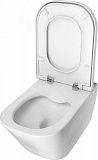 Комплект унитаз (чаша) Roca The Gap подвесной 34647L000 безободковый + крышка для чаши Roca The Gap 801472001 Soft