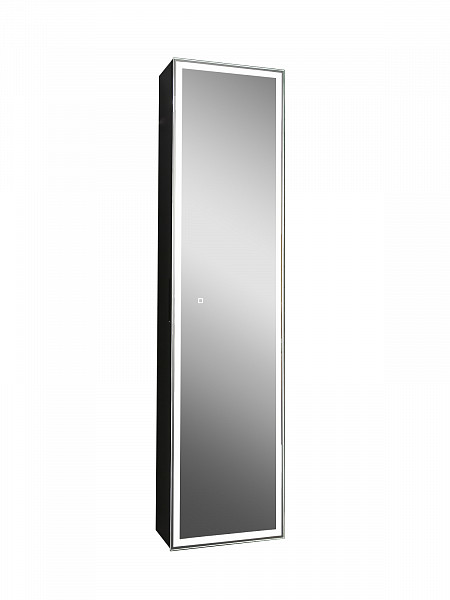 Зеркало-шкаф Континент "Mirror Box black Led" 400х1600