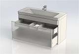 Тумба с раковиной Aquanet София 105 белый 00212588