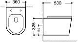 Унитаз подвесной Aquanet Rimless Atago 2.0 W LX-1905 Atago 2.0 W