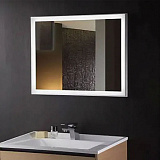 Зеркало AZARIO Сантана-4 1000х800, сенсорный выключатель, часы