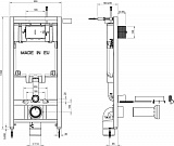 Комплект унитаз с инсталляцией Jacob Delafon Rodin+ E21749RU-00