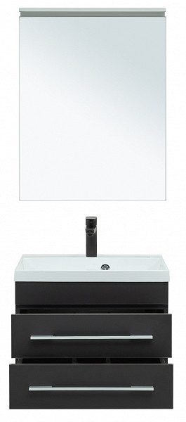 Мебель для ванной Aquanet Верона 58 черный матовый 00287636
