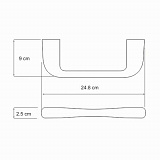 Держатель полотенец Wasserkraft Berkel K-6832
